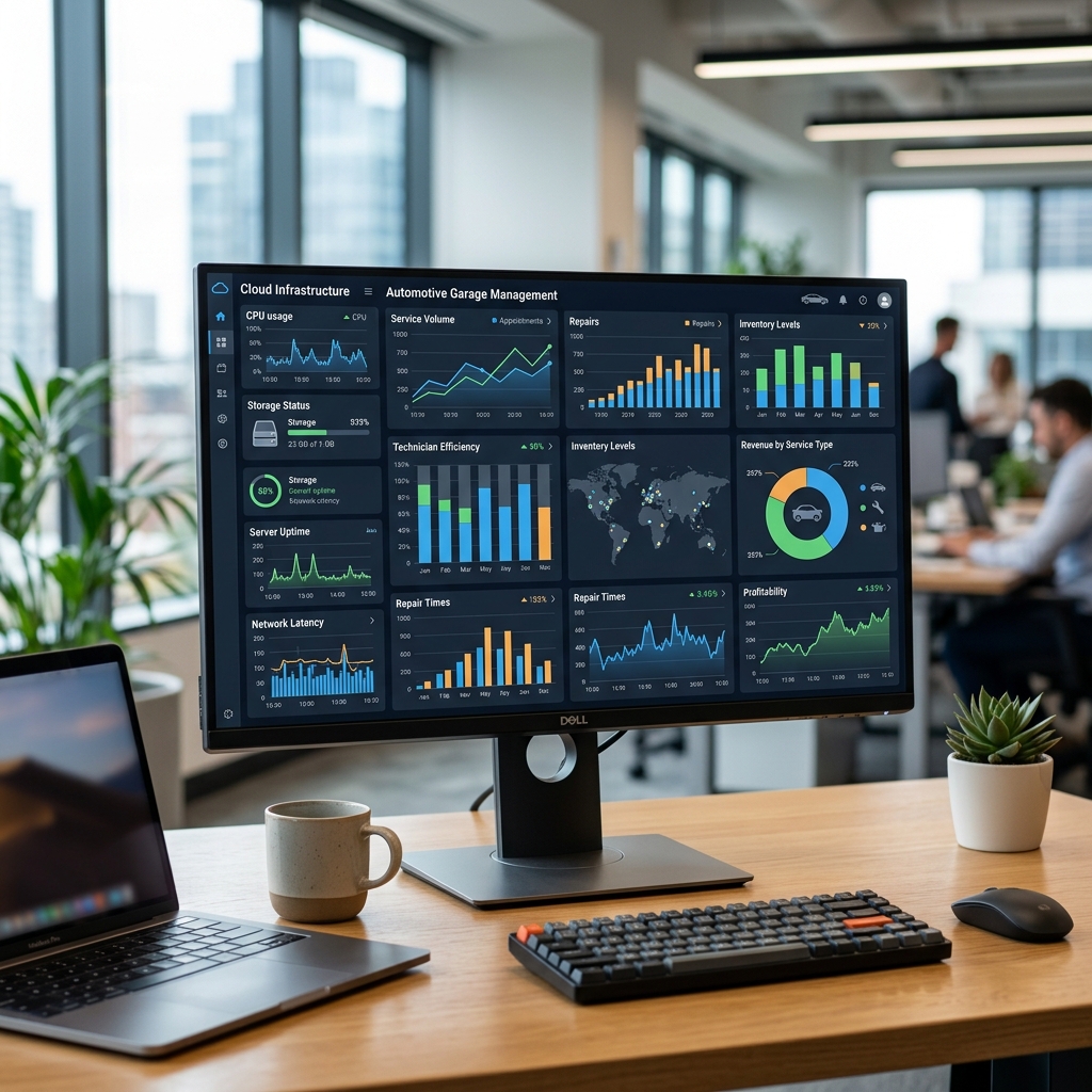 Automated Cloud Infrastructure & ERP Solution for Garages